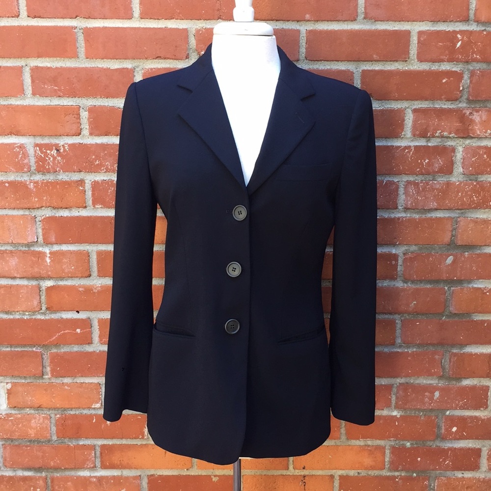 {Giorgio Armani} Classic Black Blazer